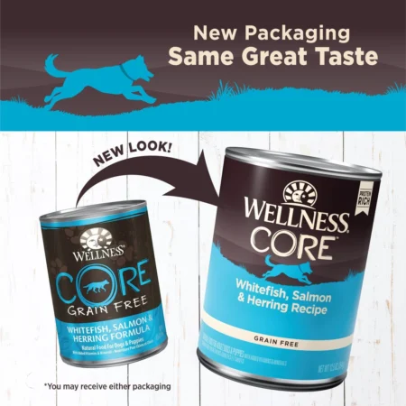 Wellness CORE Grain-Free Beef, Venison & Lamb Formula Canned Dog Food, 12.5-oz, case of 12 (3 Packs)