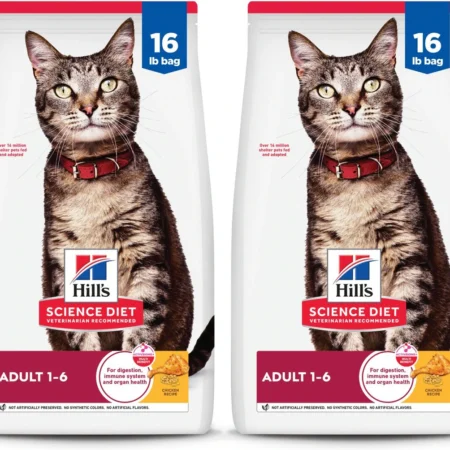 Hill's Science Diet Adult Chicken Recipe Dry Cat Food, 32-lb bundle