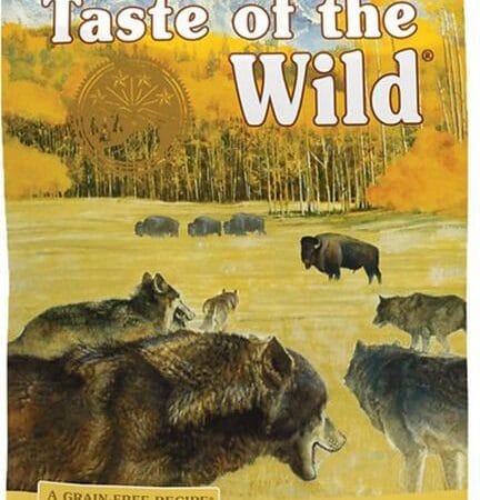 Taste of the Wild High Prairie Grain-Free Dry Dog Food, 28-lb bag, bundle of 2