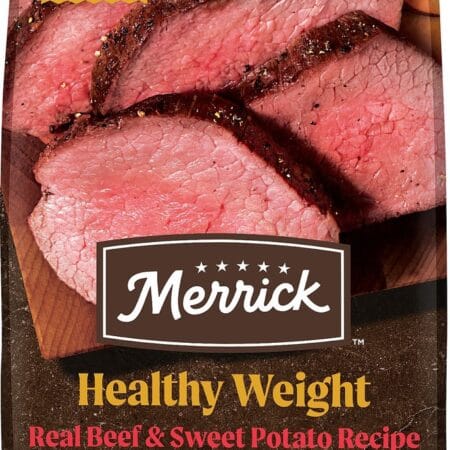 Merrick Grain-Free Dry Dog Food Healthy Weight Recipe, 22-lb bag (2 Packs)