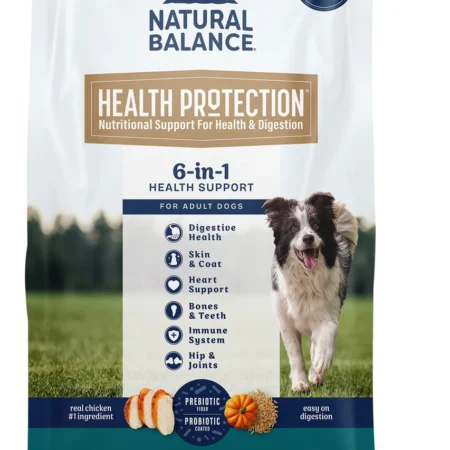 Natural Balance Health Protection Adult Real Chicken, Brown Rice & Pumpkin Dry Dog Food, 24-lb bag (2 Packs)